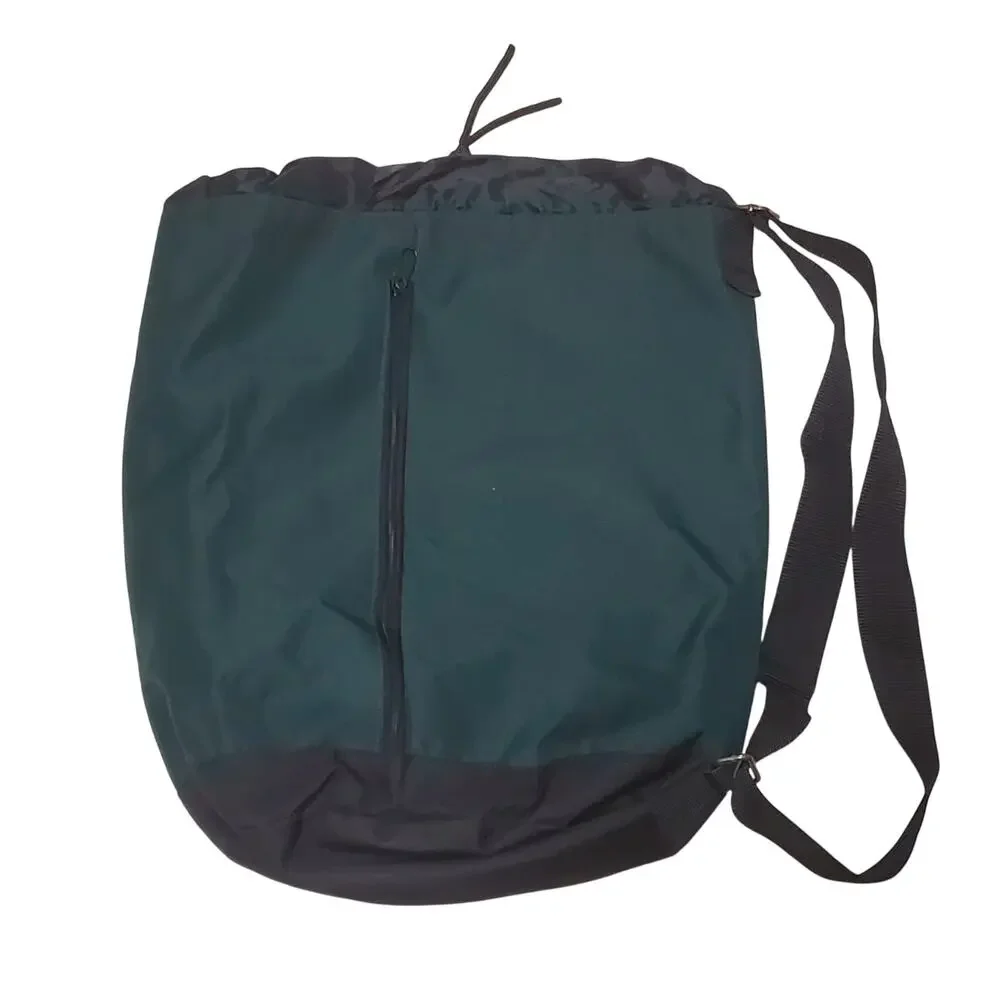 Green Drawstring Single Strap Back Pack 18